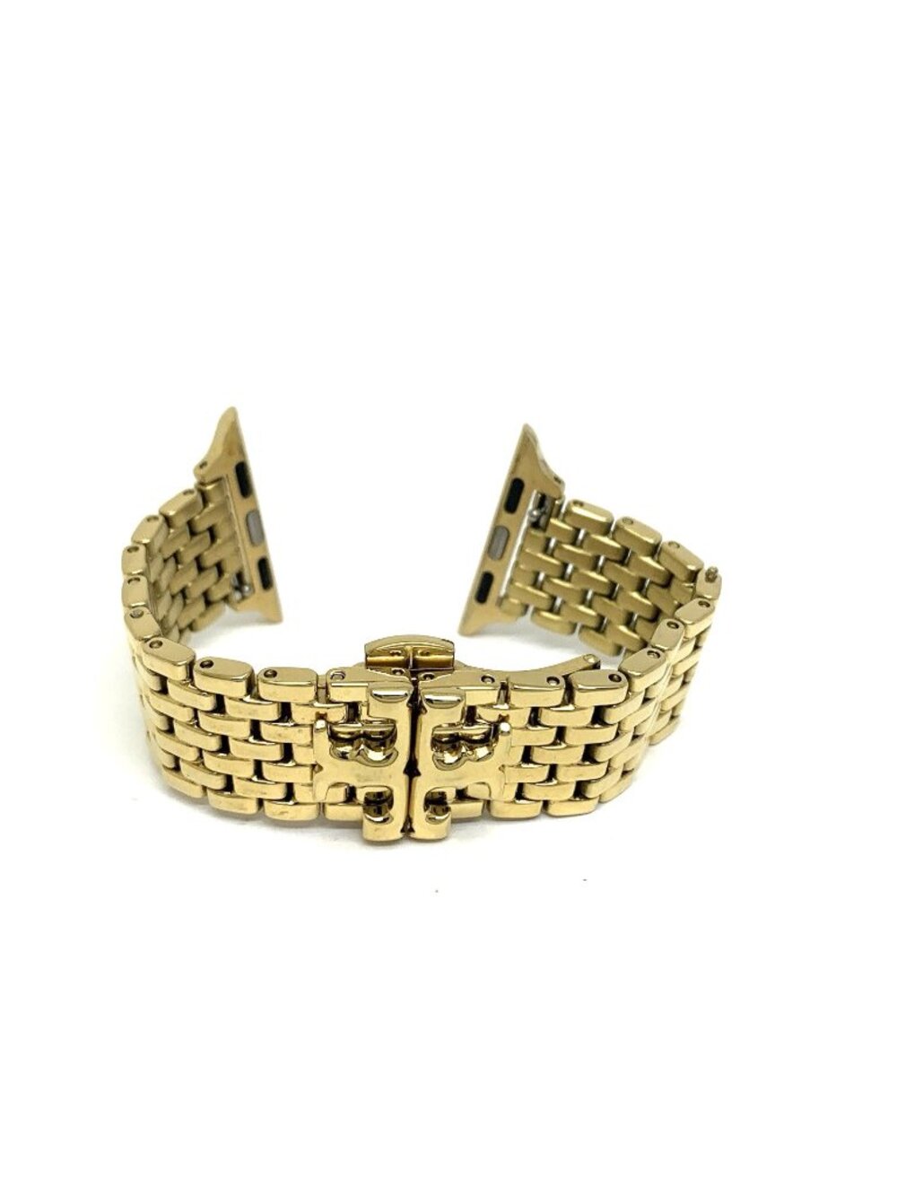 Tory Burch Apple Watch Band Case Size 38-41mm Gold Tone Stainless Steel TBS0103E